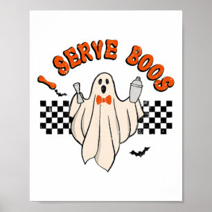 Faboolous Halloween Rtender Mixologe Ghost I Ser Poster