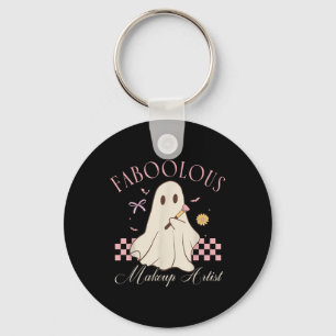 Faboolous Makeup Artist Cosmetologe Niedlich Ghost Schlüsselanhänger