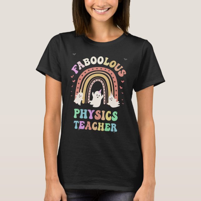 Faboolous PHYSICS TEACHER Costume This Is My Spook T-Shirt (Vorderseite)