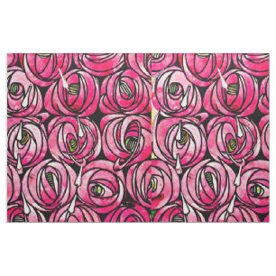 Fabric-Abstrakt-Charles Rennie Mackintosh 1 Stoff