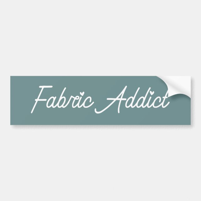 Fabric Addict Modern Quilter Autoaufkleber (Vorne)