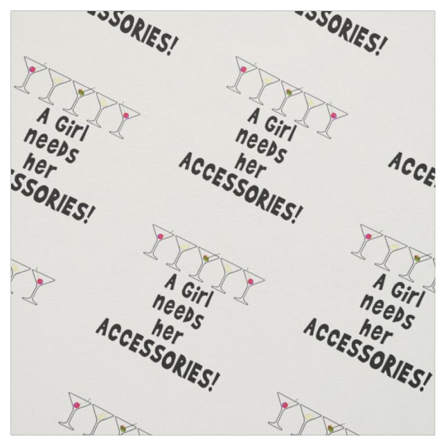 FABRIC - COCKTAIL ACCESSORIES STOFF (Muster)