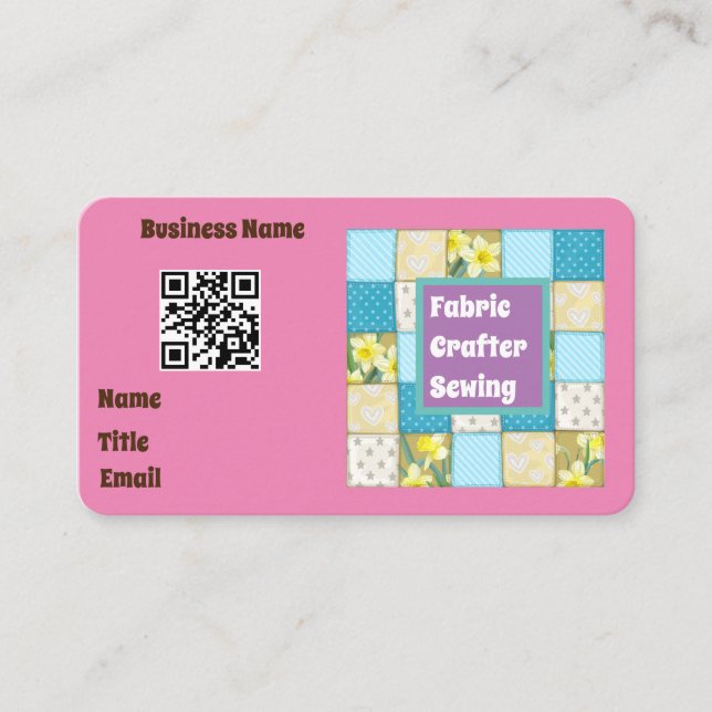 Fabric Crafter Visitenkarte (Vorderseite)
