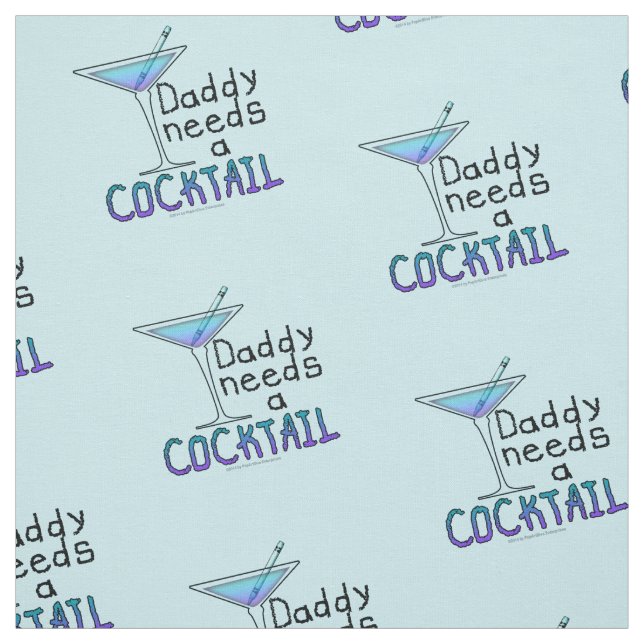 FABRIC - DADDY BRAUCHT EINEN COCKTAIL! STOFF (Muster)
