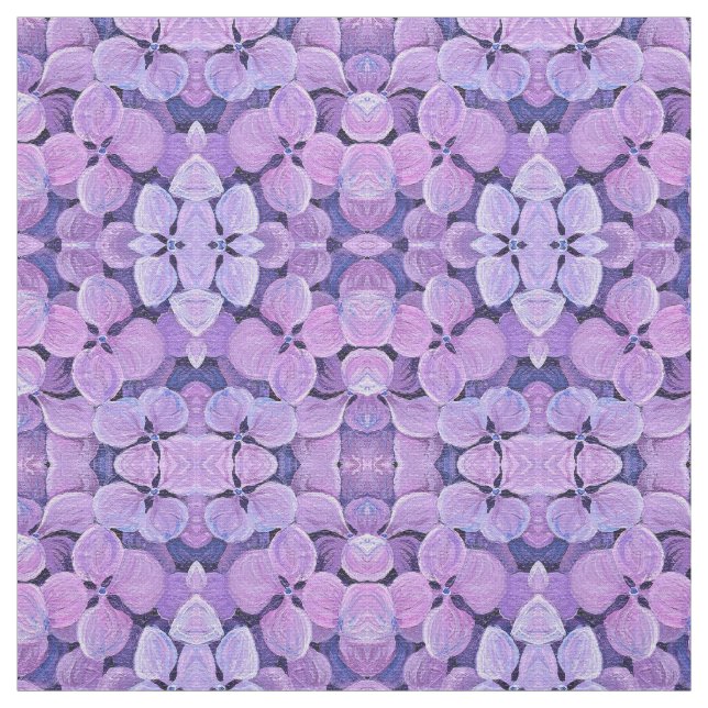 Fabric - Lavender Hydrangea Stoff (Muster)