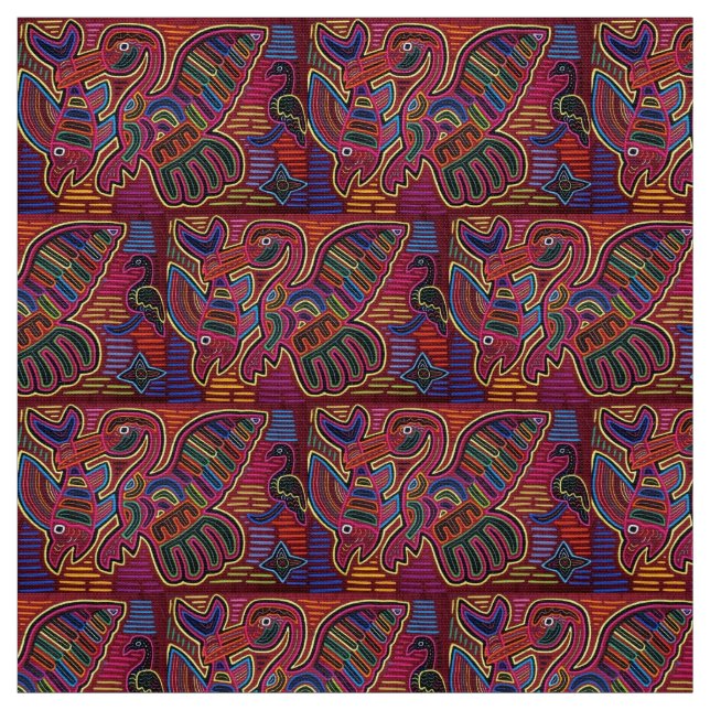 Fabric - Panama Birds Stoff (Muster)