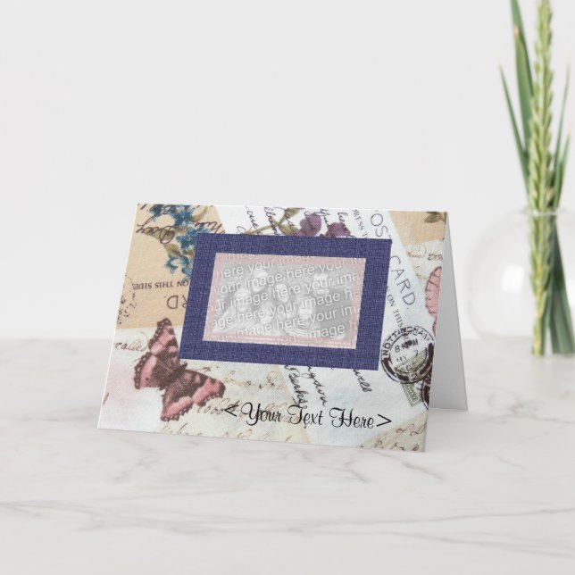 Fabric Post Card Art Karte (Vorderseite)