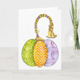 Fabric Pumpkin Karte