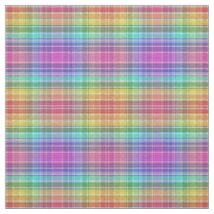 Fabric - Rainbow Madras Stoff