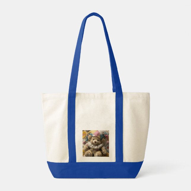 "Fabric Tote Design – Personalized diaper bag  Tragetasche (Rückseite)
