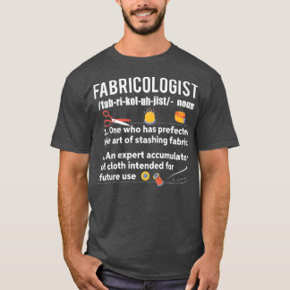 Fabricologin Funny Sewing Fabric Lover Premium T-Shirt