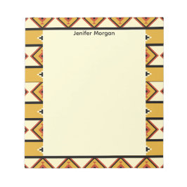 Fabrics Border Stylish Patterns Personalized Notizblock