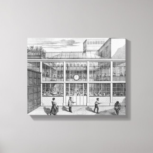 Fabrik für Schießpatronen, Usine Chaudun Leinwanddruck (Vorderseite)