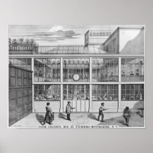 Fabrik für Schießpatronen, Usine Chaudun Poster