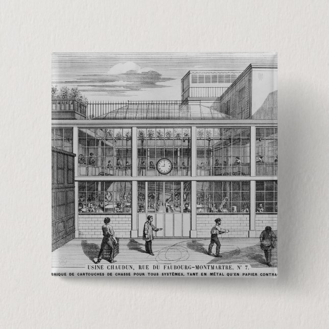 Fabrik für Schrotflintepatronen, Usine Chaudun Button (Vorderseite)