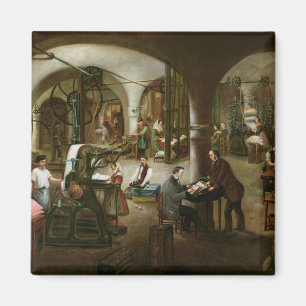 Fabrik im Rue d'Aubagne, 1861 Magnet