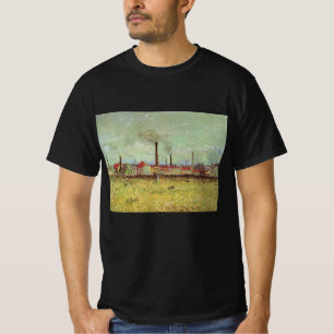 Fabriken in Asnieres von Vincent van Gogh T-Shirt