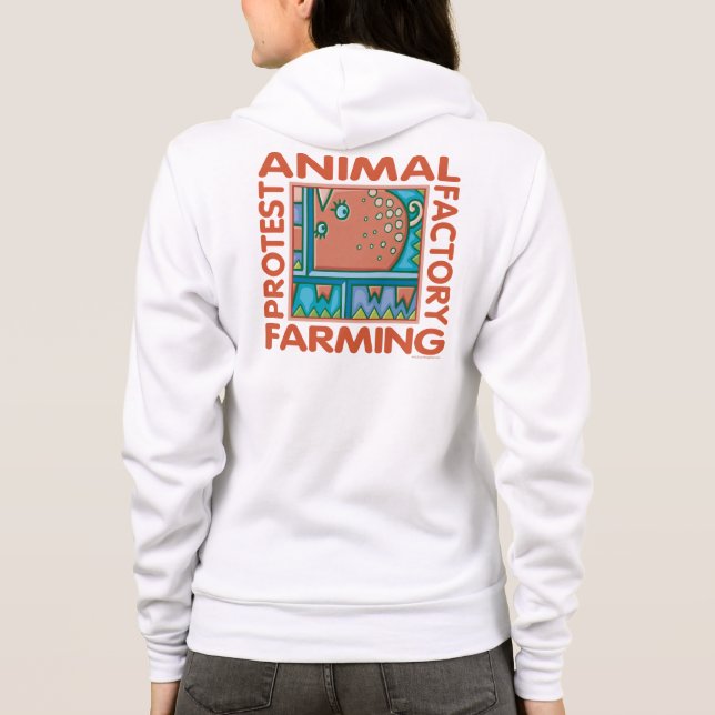 Fabriklandwirtschaft Hoodie (Rückseite)