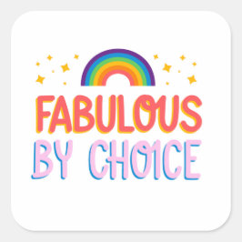 Fabulant von Choice Large LGBT Aufkleber