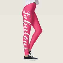 Fabuläre Typografie Leggings