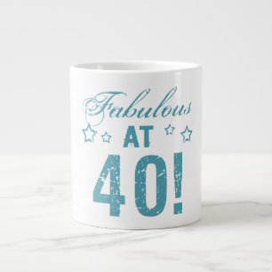 Fabulous 40. Geburtstag Jumbo-Tasse