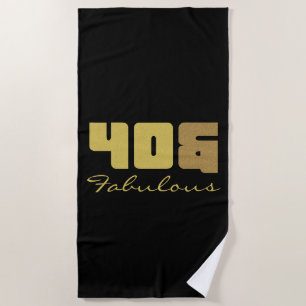 Fabulous 40. Geburtstag Strandtuch