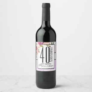 Fabulous 40 Wine & sparkling Wine Labels Weinetikett