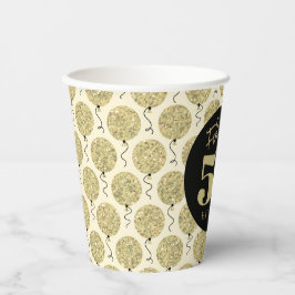 Fabulous 50 Gold Geburtstag Pappbecher