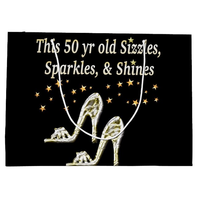 FABULOUS 50. SILBER SHOE QUEEN GROßE GESCHENKTÜTE (Rückseite)