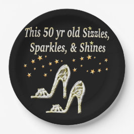 FABULOUS 50. SILBER SHOE QUEEN PAPPTELLER