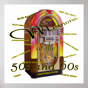 Fabulous 50ties juckbox poster