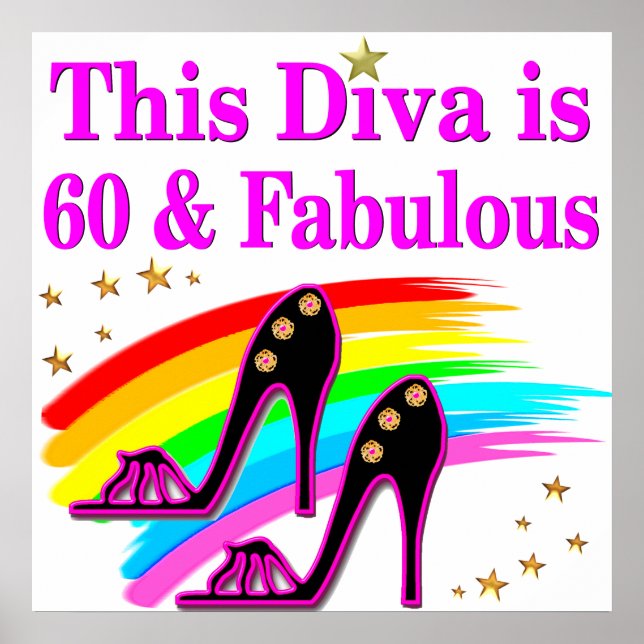 FABULOUS 60 YR ALTER SHOW QUEEN POSTER (Vorne)