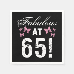 Fabulous 65. Geburtstag Serviette