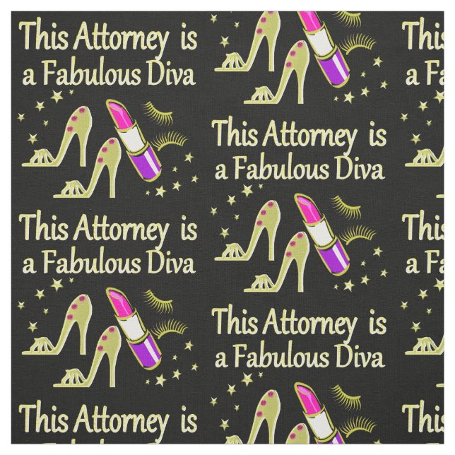 FABULOUS ATTORNEY DIVA DESIGN STOFF (Muster)