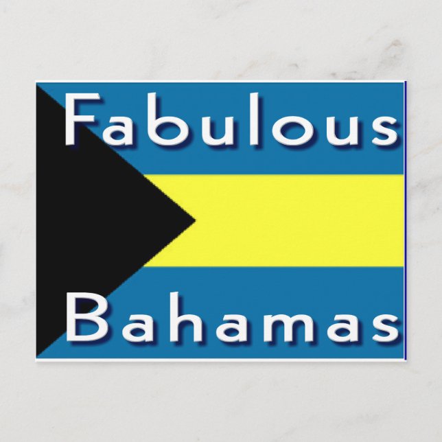 Fabulous Bahamas Postkarte (Vorderseite)