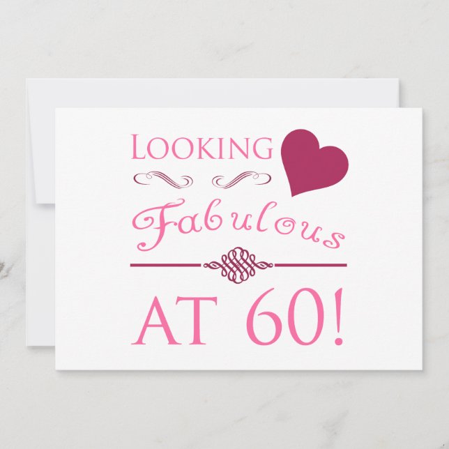 Fabulous bei 60 (Vorderseite)
