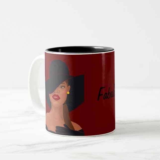 Fabulous Black Zweifarbige Tasse (Vorderseite Links)