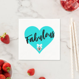 Fabulous Celebration Tiara Party Napkins Serviette