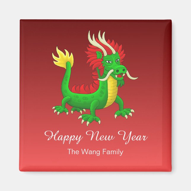 Fabulous Chinese Dragon Magnet (Vorne)