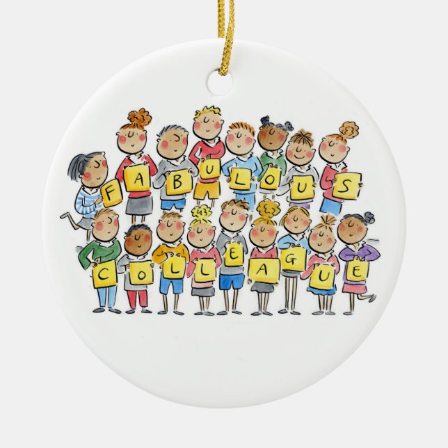 Fabulous Colleague Keramik Ornament (Vorne)
