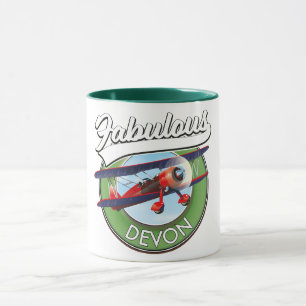 Fabulous Devon Reise Patch. Tasse