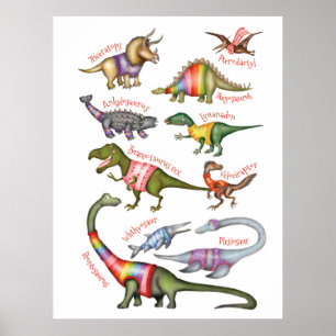 Fabulous Dinosaurier Poster