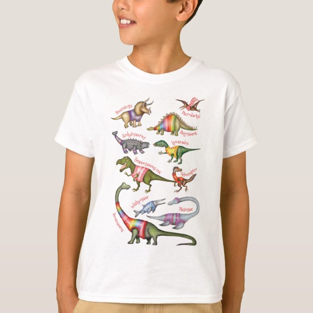 Fabulous dinosaurs T - Shirt (Vorderseite)
