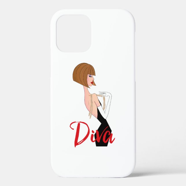"Fabulous Diva" Case-Mate iPhone Hülle (Rückseite)