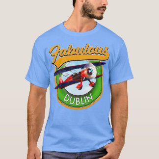 Fabulous Dublin-Reise-Patch T-Shirt