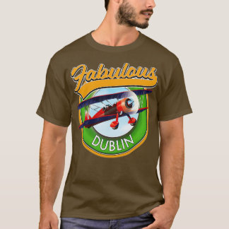 Fabulous Dublin-Reise-Patch T-Shirt