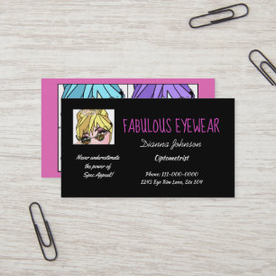 " Fabulous Eyewear" DIVA Visitenkarten Visitenkarte