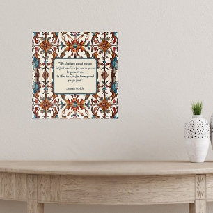 Fabulous Fall und Blauer Segen Poster