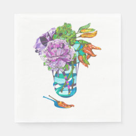 Fabulous Fall Vegetal Bouquet Serviette