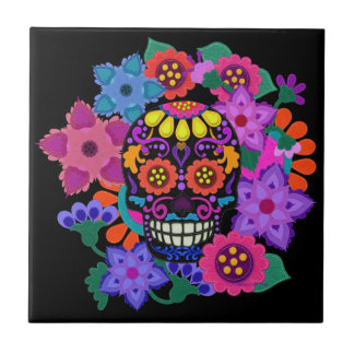 Fabulous Felt Look Sugar Skull Beautiful Fliese